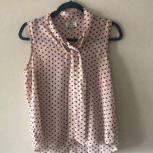 Super Cute Polka Dot Blouse  Size M
